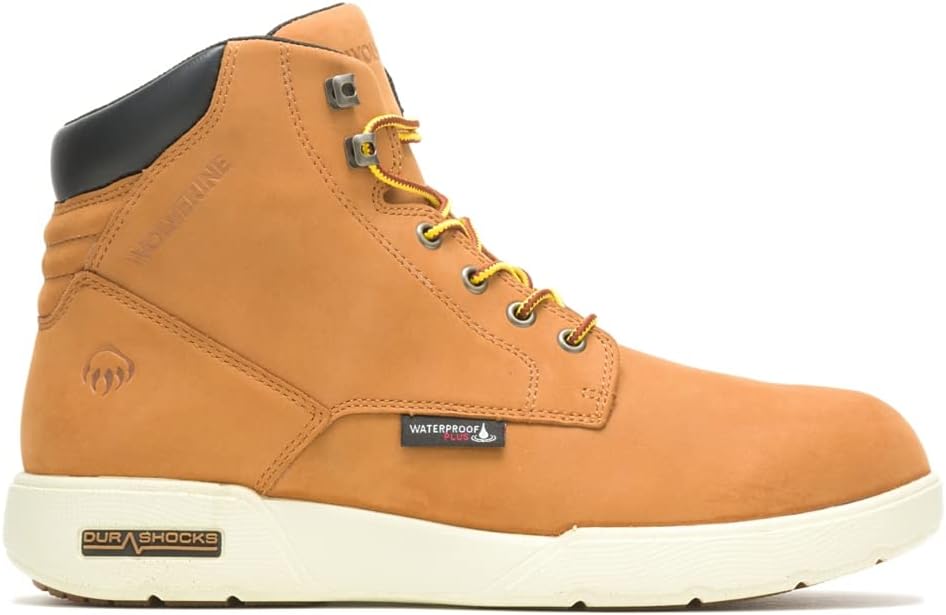 WOLVERINE Men's Kickstart 6" Waterproof Construction Boot