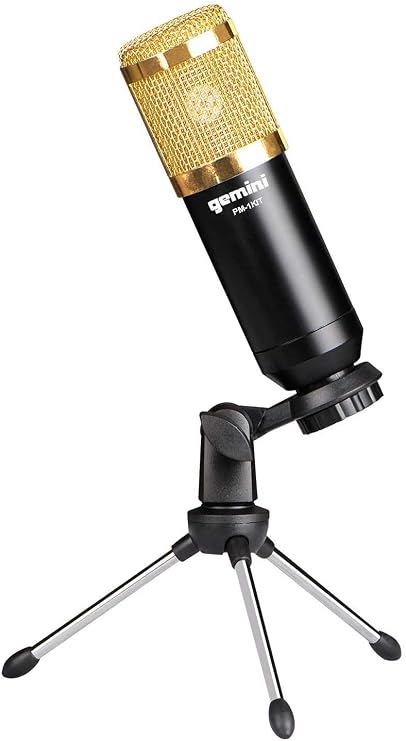 Gemini PM-1KIT USB Condenser Microphone System Plug 'n Play w/Windows, MacOS