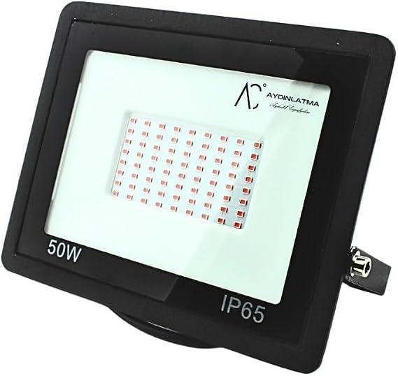 50W Kırmızı Işık IP65 Led Projektör [Enerji Sınıfı A]