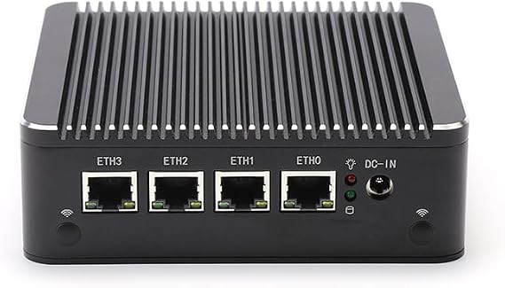 Firewall Appliance Mini PC, Inter Celeron N2940 4 cores 4 Threads,4*LAN I210 Network,Support 1*DDR3L,Support 1*SATA solt,1*MSATA Slot,Industrial Desktop Computer (NO RAM NO SSD)