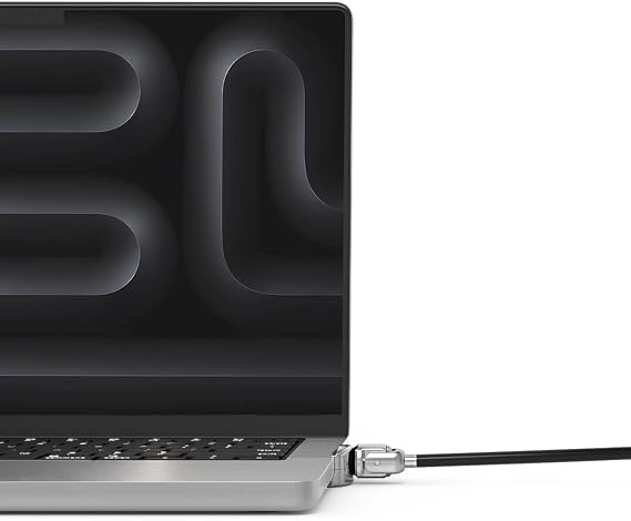 Compulocks Ledge Adapter for MacBook Pro 14-inch (M1/M2/M3/M4/M5) with Keyed Cable Lock