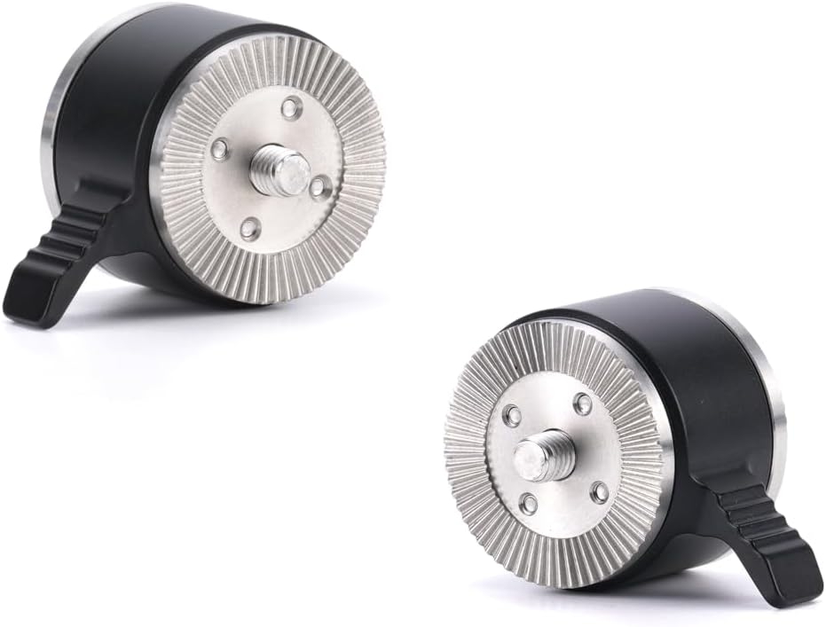 Quick Adjust Rosette Adapter - Black | Secure Connection | Compatible | Enhanced Comfort | Durable & Lightweight Pair