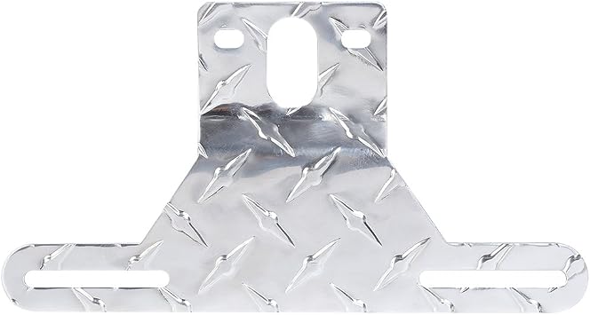 CZC AUTO Aluminum Trailer License Plate Light Bracket