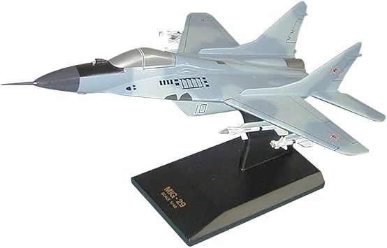 Mig-29 Fulcrum Fighter Plane Desktop Display Airplane Model Scale 1/48