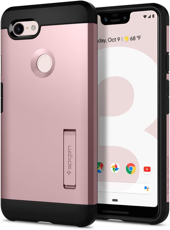 Spigen Tough Armor Designed for Google Pixel 3 XL Case 2018 - Rose Gold