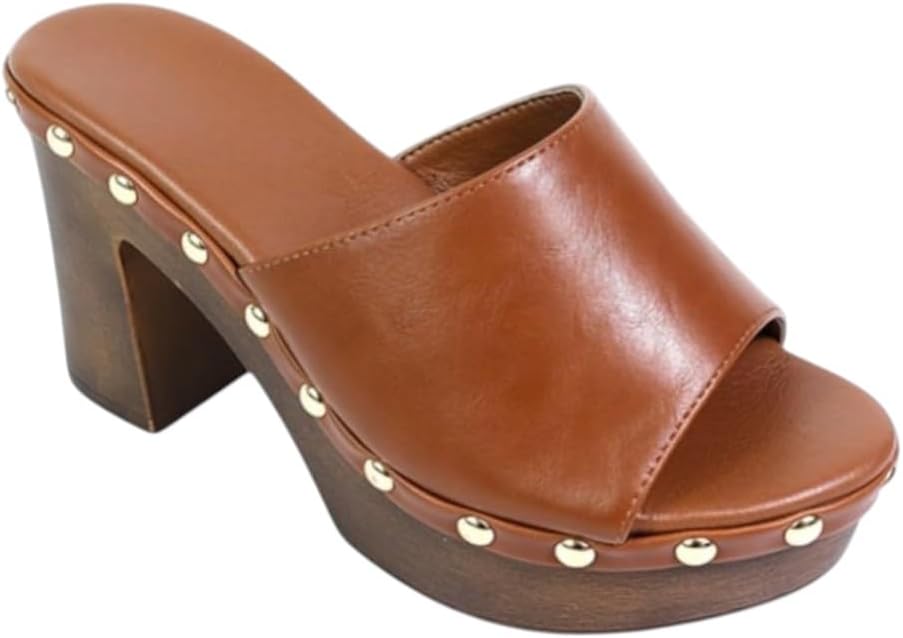 Liliana Womens Platform Mule Sandals
