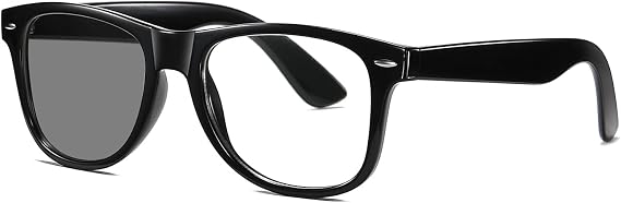 ZAMGIC Rectangle Photochromic Sunglasses Blue Light Blocking Glasses Black | For Men,Women,Day Night,Multi-use,Eyeglasses,Indoor,Outdoor,Anti UV,Filter Blue Ray,Computer,Mobile Phone,TV,Gaming Glasses