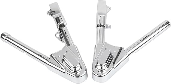 Chrome Rear Swingarm Cover Phantom Axle Covers for Harley Softail Fat Boy Heritage Softail FLST 2000-2007