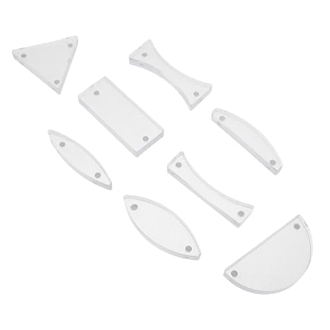 8pcs Optical Lens Set for Ray Box and Light Path Study
