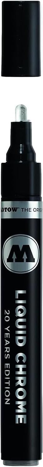 MOLOTOW Liquid Chrome Alcohol Paint Pump Marker, 4mm, 1 Each (703.103)