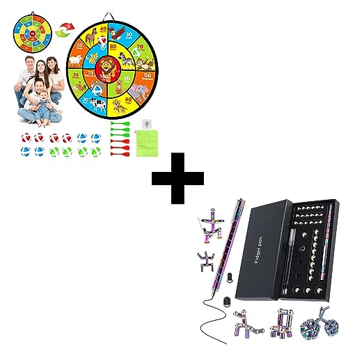 Dart Board for Kids - 29 Fidget Pen-Magnetic Pen-Fidget Toys for Boys Girls Age 8-12-Gifts for Teenage Girls Boys