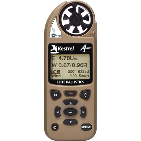 Kestrel 5700X WEZ Weather Meter | With Applied Ballistics, Tan