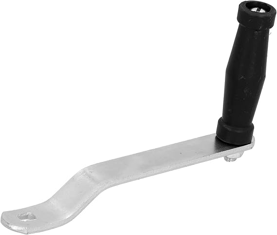 Winch Handle, Universal Steel Winch Handle Crank Replacement with Comfortable Grip for Marine Boat Trailer Accessory