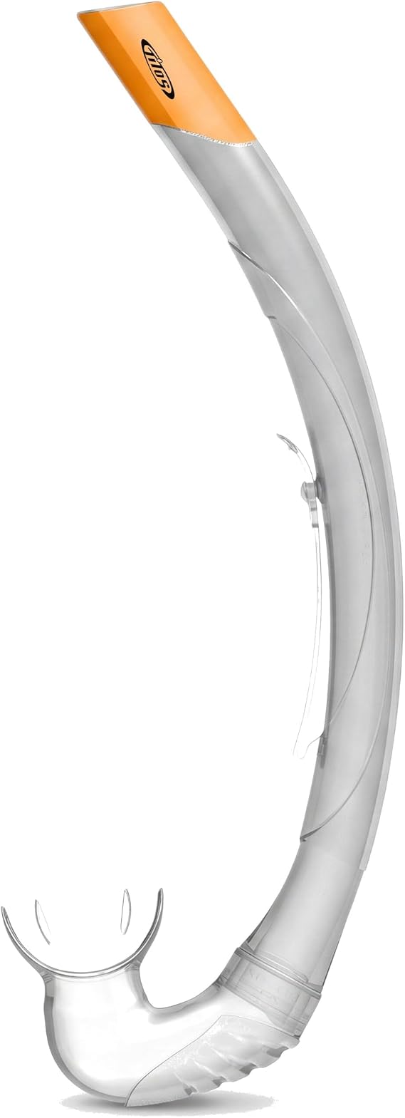 Tilos Basic J Snorkel - Freediver & Scuba Diver Favorite - Simple, Reliable, and Efficient Breathing