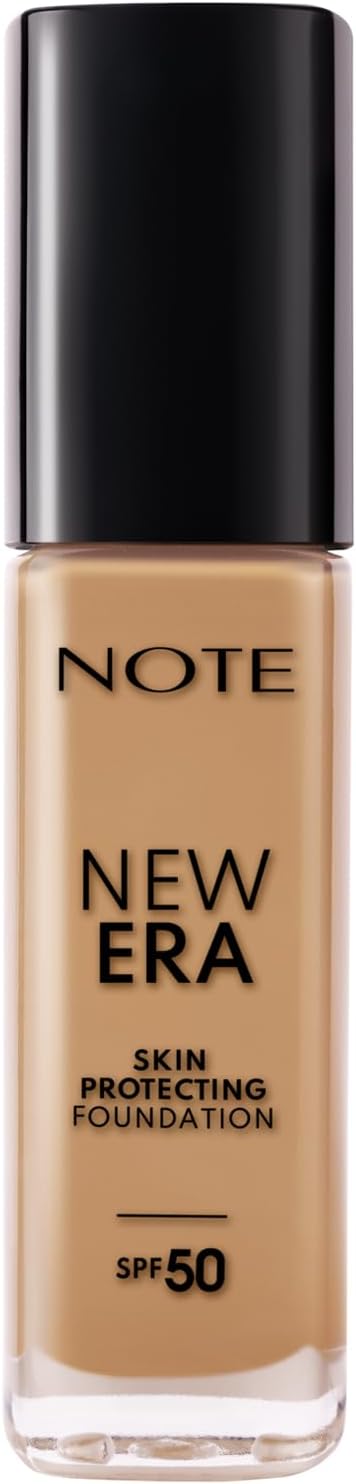 Note Cosmetics New Era Skin Protecting 180 Dark Honey Nemlendirici Etkili SPF 50 Hyaluronik Asitli Fondöten