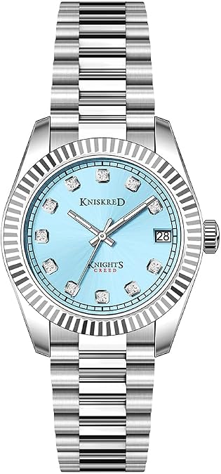 Classic Dress Watch for Women Crystal Accented Dial