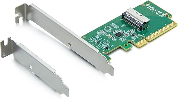 H!Fiber 1 Port MCIO(74pin) 8i to PCIe X8 Adapter, Gen5 PCIe5.0