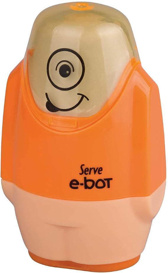 Serve E-Boat Eraser Sharpener Phosphor Orange
