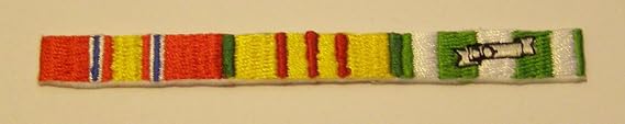 VIETNAM SERVICE RIBBONS PATCH - Color - Veteran Owned Business