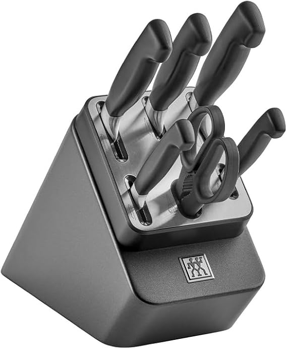 ZWILLING FOUR STAR 7-Parça Dişbudak Ağacı Blok Bıçak Seti Kendinden Bilemeli - 351487000