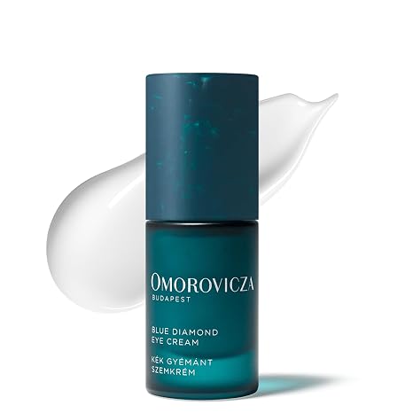 Omorovicza Blue Diamond Eye Cream 0.51 oz, Lifts, Brightens, Corrects | Revitalizing Eye Cream with Blue Diamond Complex, Mimosa Bark Extract and Silicium for Eye Contour