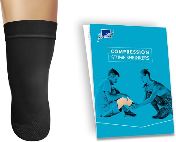 Prosthetic Stump Shrinkers Below Knee, 40cm, Compression, Amputee Socks, 20-30, Daily use, Taiwan Excellence 4XL