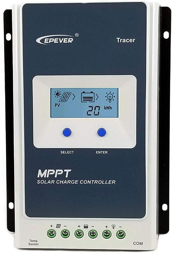 EPEver MPPT 60v Solar Charge Controller Ultra Fast Power EPSolar Tracking (10A)