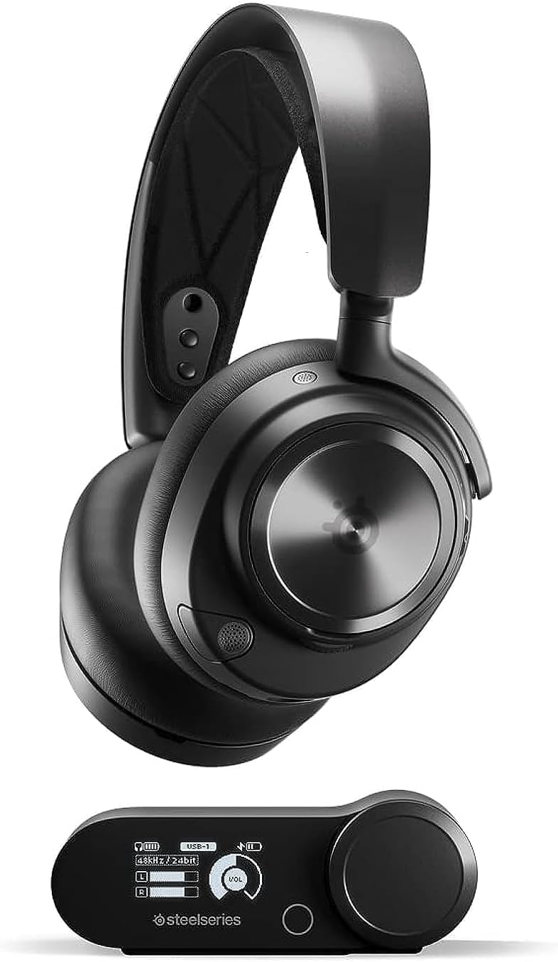 SteelSeries Arctis Nova Pro X Wireless Xbox Multi-Platform Gaming Headset - Hi-Fi Audio Drivers - Active Noise Cancellation - Gen2 Clearcast Microphone - Xbox, PC, PS5, PS4, Switch, Mobile