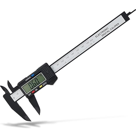 Digital Vernier Caliper, Adoric 0-6" Calipers Measuring Tool - Electronic Micrometer Caliper with Large LCD Screen, Auto-off Feature, Inch and Millimeter