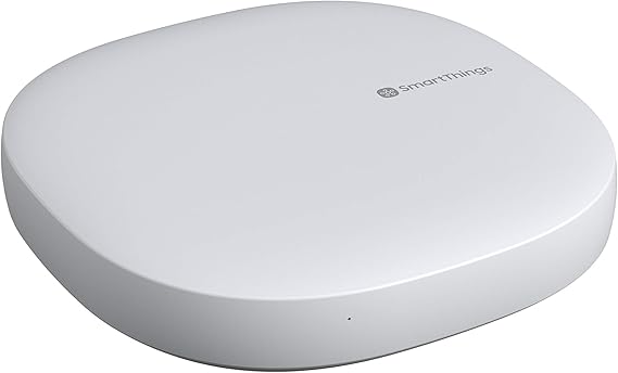SmartThings Hub 3rd Generation [GP-U999SJVLGDA] Smart Home Automation Hub Home Monitoring Smart Devices - Alexa Google Home Compatible - Zigbee, Z-Wave, Cloud to Cloud Protocols White