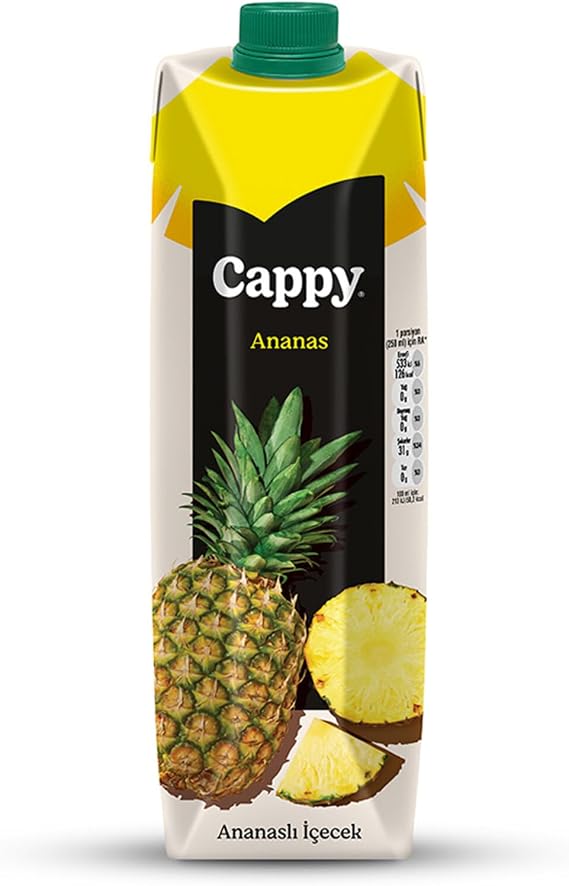 Cappy Ananas Nektarı Karton Kutu 12x1 L