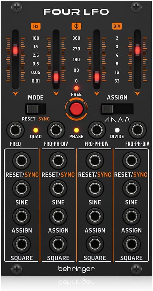 Behringer FOUR LFO Quad LFO with Assignable Waveforms for Eurorack