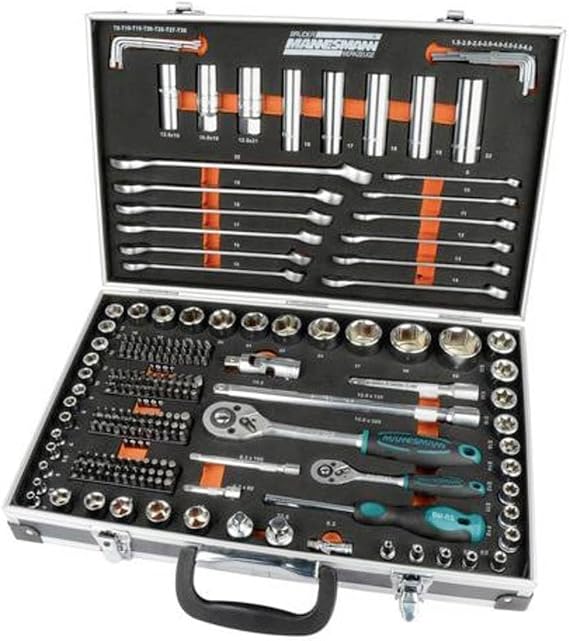 Brüder Mannesmann Tools M98432 Socket Spanner Set 232 Pieces