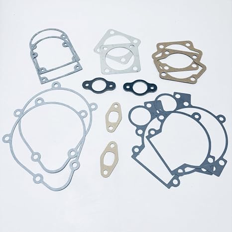 2 Sets 2 Stroke LD100/YD100 Motor Gasket Kit, Complete Engine Gasket Kit for Gas Motorized Bike