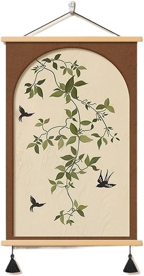 Breaker Box Cover Decorative, Wall Mounted Decorative Fuse Box Covers Scroll Painting Electrical Panel Cover