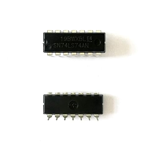 30Pcs SN74LS74AN DIP14 Dual D-Type Positive Edge-Triggered Flip-Flop 74LS74 | Substitute for SN74LS74 SN74LS74N HD74LS74P HD74LS74AP