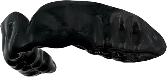 Zero-G Adult Mouthguard Black 1-Pack, Boil & Bite for Contact Sports