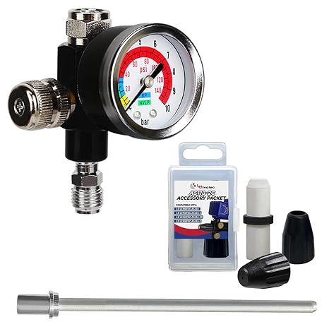Complete LE LEMATEC Sandblasting Kit with Regulator, Nozzle & Accessories