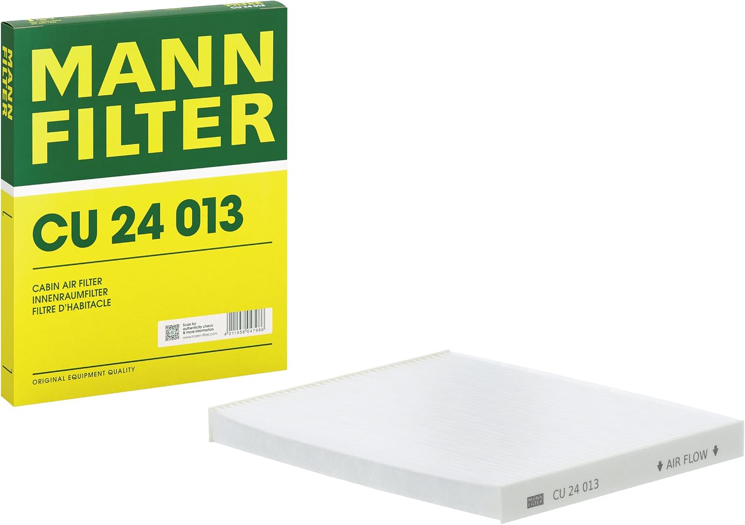 MANN-FILTER Cabinet Filter CU 24 013 Hyundai