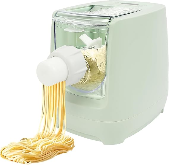 Automatic Electric Pasta Maker Machine - 260W Noodle Maker with 13 Molds for Spaghetti,Fettuccine,Penne & More | 110V Kitchen Pasta Press for Fresh Homemade Pasta