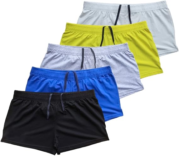Muscle Alive Mens Bodybuilding Shorts Cotton