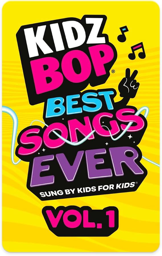 YOTO KidzBop Best Songs Ever Vol 1 - Kids Audio Card for Use with Player & Mini Allin1 Audio Player, ScreenFree Listening with Fun Festive Music for Playtime Travel & Holiday Parties, All Ages