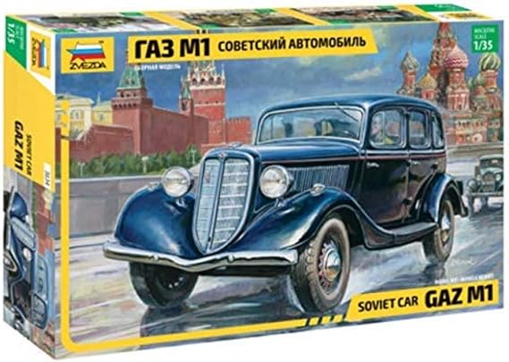 Zvezda 500783634 – 1: 35 GAZ M1 Soviet Staff Car