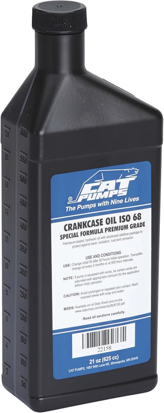 CAT Pumps Pressure Washer Pump Oil, 21 Oz.