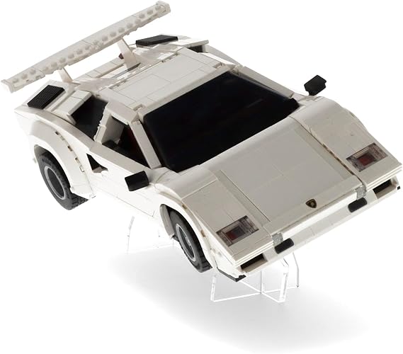 Display Stand compatible with Lego 10337 Lamborghini Countach 5000 Quattrovalvole