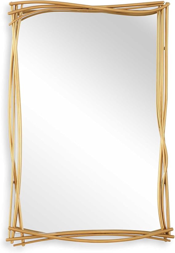 Antique Gold Leaf Curved Branches Mirror by Uttermost