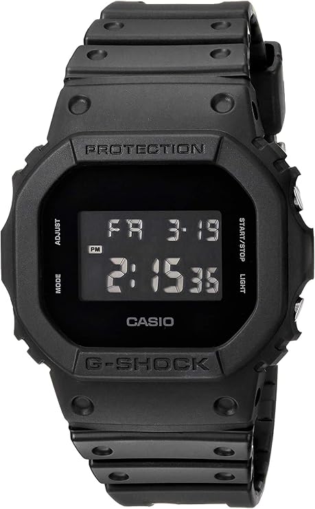 Casio G-Shock Solid Colors Unisex Watch DW-5600BB-1 Black Parallel Import