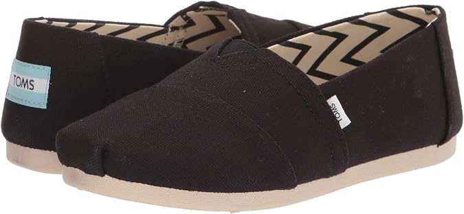 TOMS Women's Alpargata Classic Slip-On Espadrille, Textile Upper