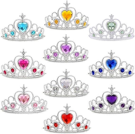 Princess Dress up Tutu Cape Crown Accessories Tiara Ballet Tutu Skirt for Girls Costume Party Favors