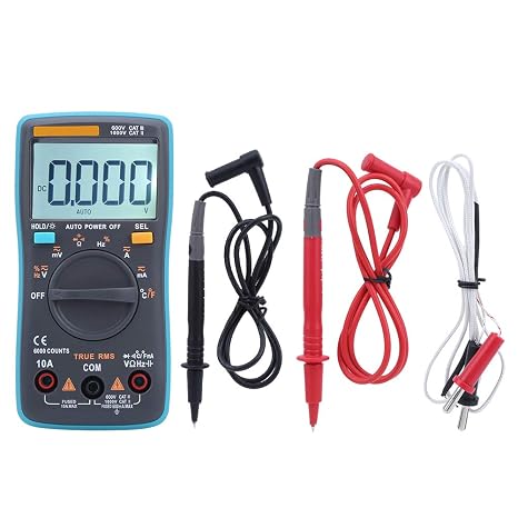 Digital Multimeter ZT102, 6000 Counts AC/DC Thermocouple